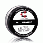 Coilology MTL Staple Coil SS316L 0.5ohm 10pcs