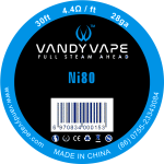 VANDY VAPE Ni80 (28GA) 30ft