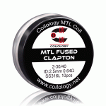 Coilology MTL Fused Clapton SS316L 0.64ohm 10pcs