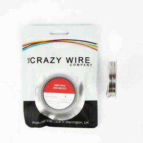 Crazy Wire 24/38 AWG Flat Clapton Ni80 (0.68mm x 0.3mm + 38 AWG Wrap) // 5m