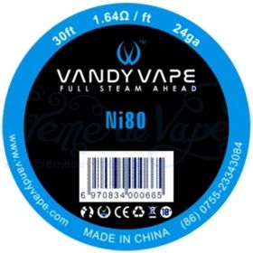 VANDY VAPE Ni80 (24GA) 30ft