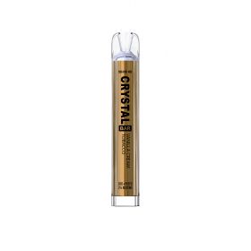 CRYSTAL BAR – Disposable Vanilla Cream Tobacco 600 Puffs 20mg 2ml