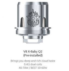 ΕΦΕΔΡΙΚΗ ΚΕΦΑΛΗ SMOK TFV8 X-Baby Q2 0.4ohm