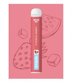Vapeak Mesh 08 - Strawberry Watermelon Ice 2500 Puff 0mg 2ml (Disposable)