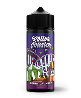 Berry Crumble 120ml (μούρα, μπισκότο βουτύρου) by Roller Coaster
